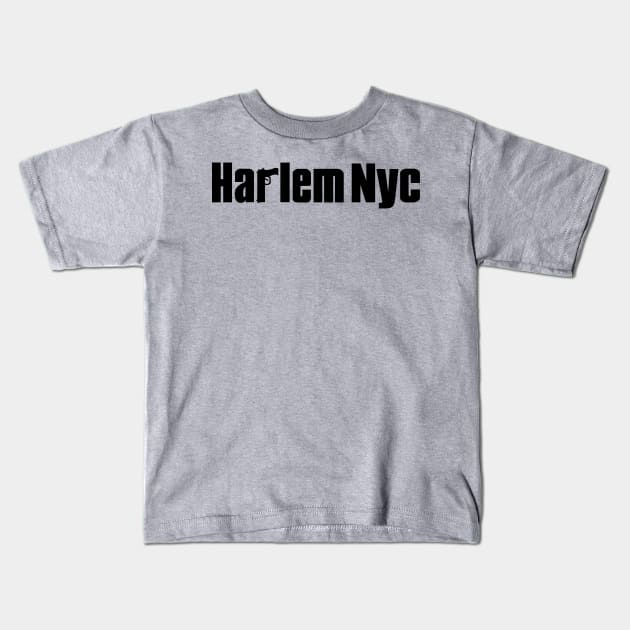 HARLEM FAMILY Kids T-Shirt by LILNAYSHUNZ